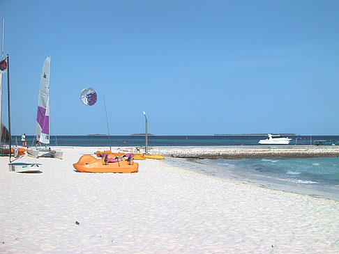 Fotos Der weiße Sandstrand der Malediven | 