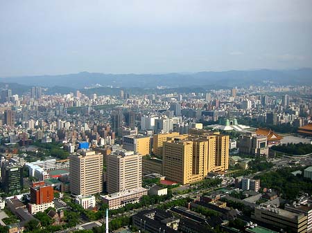 Blick vom Taipeh Tower Foto 