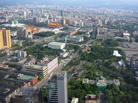 Blick vom Taipeh Tower Fotos