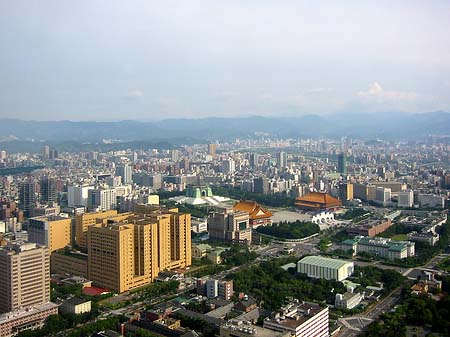 Blick vom Taipeh Tower