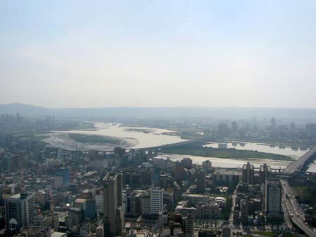 Blick vom Taipeh Tower Foto 