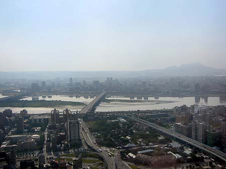 Blick vom Taipeh Tower Fotos