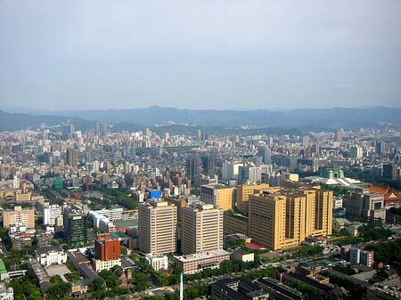 Blick vom Taipeh Tower